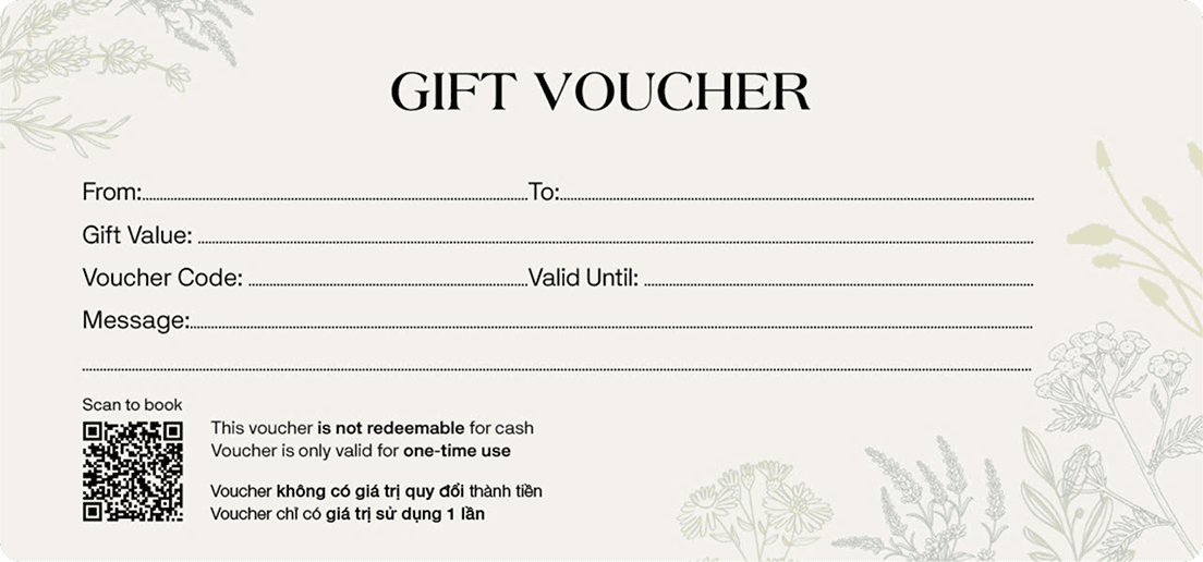 Gift Voucher Denomination Card